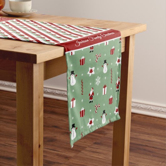 Weihnachtsdrucke Mittelgroßer Tischläufer (Beispiel)