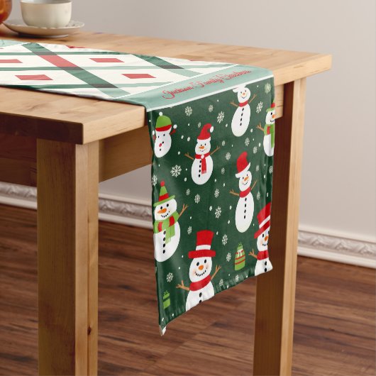 Weihnachtsdrucke Mittelgroßer Tischläufer (Beispiel)