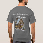 Weihnachtsdrucker T - Shirt - Feierabend (Rückseite)