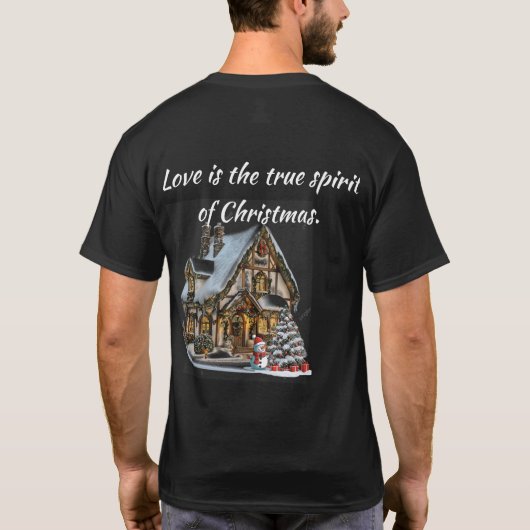 Weihnachtsdrucker T - Shirt - Feierabend (Rückseite)