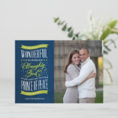 Weihnachtsdruckkarte Feiertagskarte (Stehend Vorderseite)