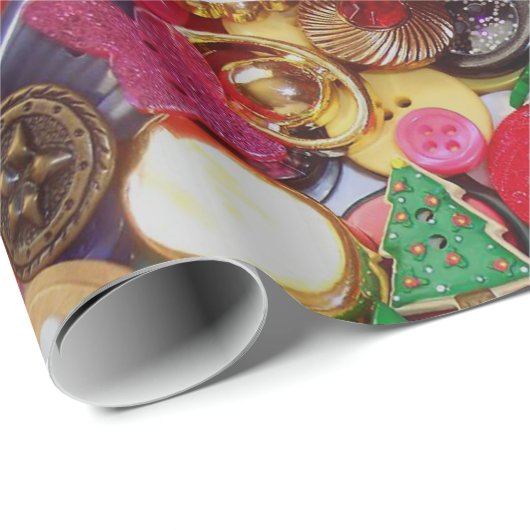 Weihnachtsdruckpapier Geschenkpapier (Rolleneckpunkt)