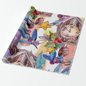 Weihnachtsdruckpapier Geschenkpapier (Ungerollt)