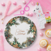 Weihnachtsdruckpapier Pappteller (Party)