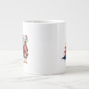 Weihnachtsduck Familienfeiertag Dekoration Jumbo-Tasse