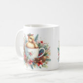 Weihnachtsduck Kaffeetasse (Vorderseite Links)