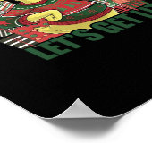 Weihnachtsduck, lasst uns was machen poster (Ecke)