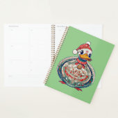 Weihnachtsduck mit einer Weihnachtsmannmütze Planer (Anzeige)