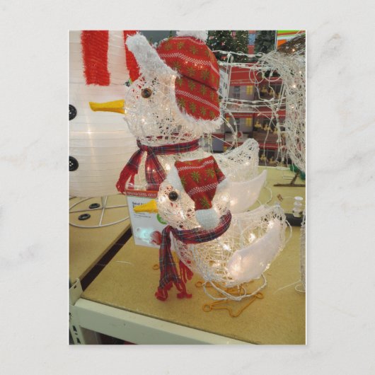 Weihnachtsducken Feiertagspostkarte (Vorderseite)