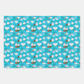 Weihnachtsducken Geschenkpapier Set (Vorderseite 3)