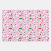 Weihnachtsducken Geschenkpapier Set (Vorderseite 2)