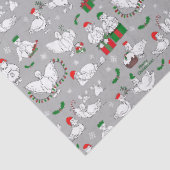 Weihnachtsducken Seidenpapier (Ausschnitt)