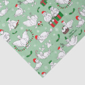 Weihnachtsducken Seidenpapier (Ausschnitt)