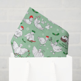 Weihnachtsducken Seidenpapier