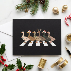 Weihnachtsducks Funny Animals Weihnachtsbaum Lover Feiertagskarte