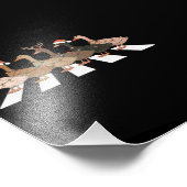 Weihnachtsducks Funny Animals Weihnachtsbaum Lover Fotodruck (Ecke)