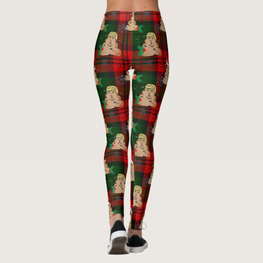 Weihnachtsdump-Leggings Leggings (Rückseite)