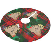 Weihnachtsdump-Weihnachtsrock Polyester Weihnachtsbaumdecke (Schrägansicht)