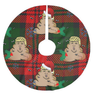 Weihnachtsdump-Weihnachtsrock Polyester Weihnachtsbaumdecke