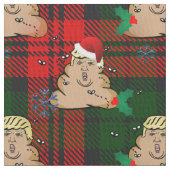 Weihnachtsdump-Weihnachtsstoff Stoff (Nahaufnahme)