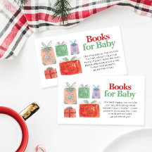Weihnachtsduschbücher für die Kinderkarte