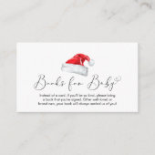 Weihnachtsduschbücher für Kinder Begleitkarte (Vorderseite)