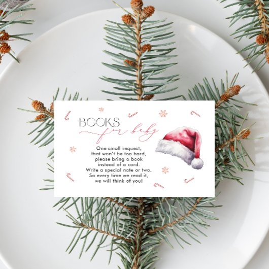 Weihnachtsduschbücher für Kinder Begleitkarte