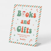 Weihnachtsduschbücher und Geschenke Sockelschild (Vorderseite)