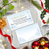 Weihnachtsduschdusche von Santa Baby Begleitkarte