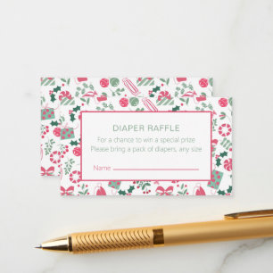 Weihnachtsduschduschmaschine Windelwanne Begleitkarte