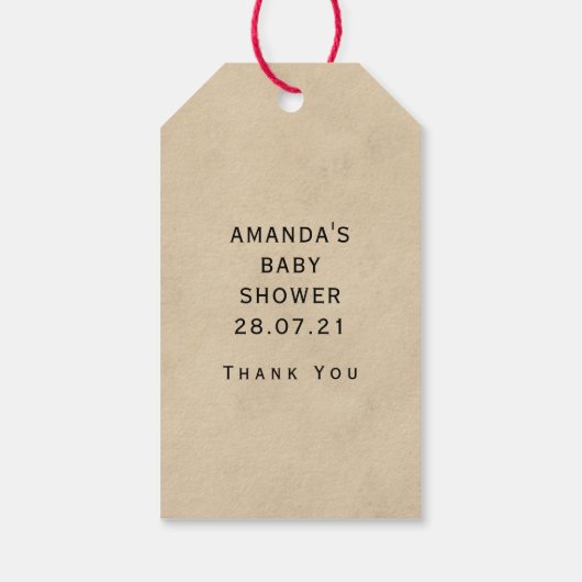 Weihnachtsdusche Alice im Wunderland Geschenkanhänger (Rückseite)