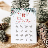 Weihnachtsdusche, das ist mein Kinderspiel Einladung