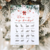 Weihnachtsdusche, das ist mein Kinderspiel Einladung