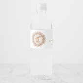 Weihnachtsdusche Deer Drink Water Flasche Labe Wasserflaschenetikett (Vorderseite)