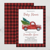 Weihnachtsdusche Einladung (Vorne/Hinten)