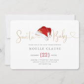 Weihnachtsdusche Einladung (Vorderseite)