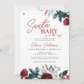 Weihnachtsdusche Einladung (Vorderseite)