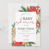 Weihnachtsdusche Einladung (Vorderseite)