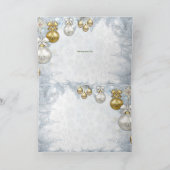 Weihnachtsdusche Einladung (Innenseite)