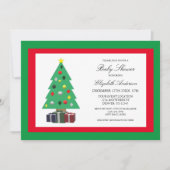 Weihnachtsdusche Einladung (Vorderseite)