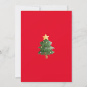 Weihnachtsdusche Einladung (Rückseite)