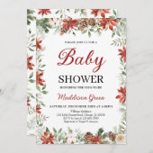 Weihnachtsdusche Einladung (Vorne/Hinten)