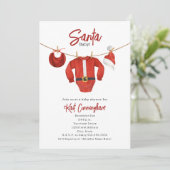 Weihnachtsdusche Einladung (Stehend Vorderseite)