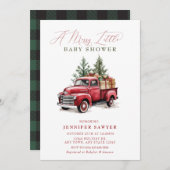 Weihnachtsdusche Einladung (Vorne/Hinten)