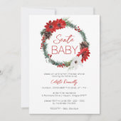 Weihnachtsdusche Einladung (Vorderseite)