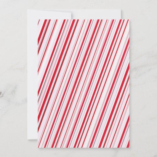 Weihnachtsdusche Einladung (Rückseite)