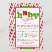 Weihnachtsdusche Einladung (Vorne/Hinten)