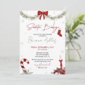 Weihnachtsdusche, Einladung zur Weihnachtsdusche (Stehend Vorderseite)