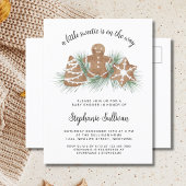 Weihnachtsdusche Einladungspostkarte