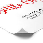 Weihnachtsdusche Flasche Umarmung Schild (Ecke)